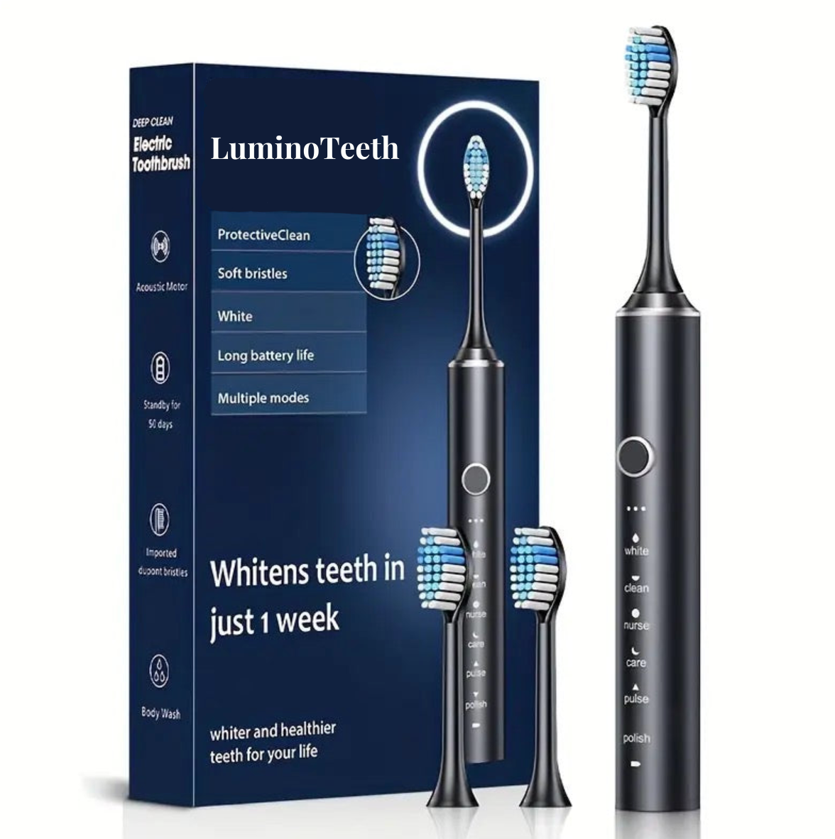LuminoTeeth™ Glow Toothbrush